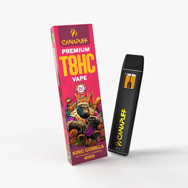 King Gorilla 95% T8HC - Canapuff - Disposable Vape - 1 ml