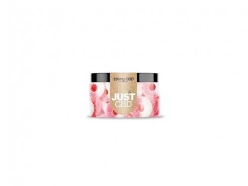 JustCBD Watermelon Rings 250-500 mg CBD mg: 250