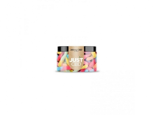 JustCBD Sour Worms 250-1000 mg CBD mg: 1000