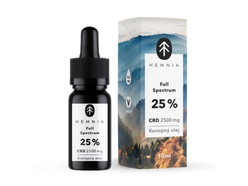 Full Spectrum CBD Hemp oil 25%, 2500 mg, 10 ml