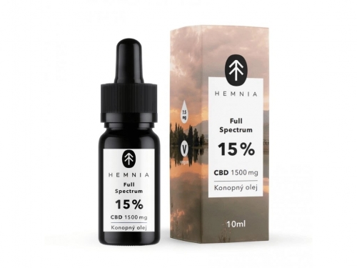 Hemnia Full Spectrum CBD Hemp oil 15%, 1500 mg, 10 ml