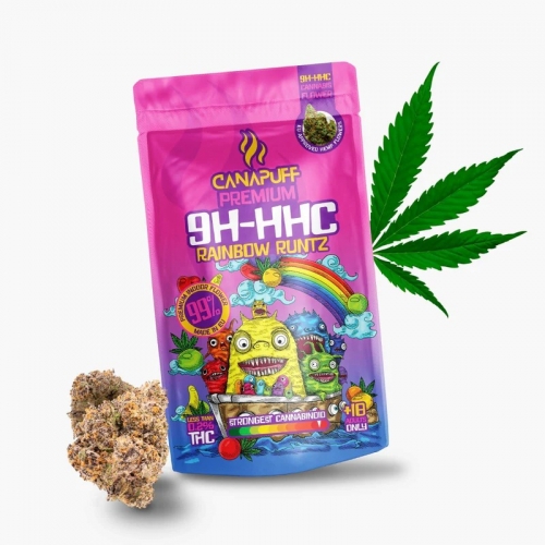 9H-HHC Rainbow Runtz Flowers 99% - Canapuff 1g