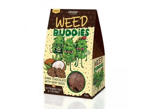 Euphoria Weed Buddies with hemp seeds, rice balls and coconut 100 g