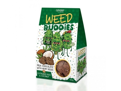 Euphoria Weed Buddies with hemp seeds, rice balls and coconut 100 g