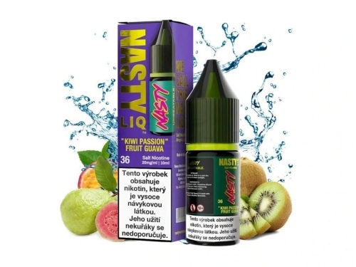 NASTY LIQ Kiwi Passion Fruit Guava 10ml - Salt liquid Nicotine: 20mg