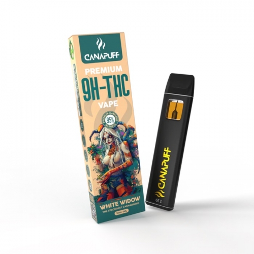 White Widow 95% 9H-THC – Disposable vape – CanaPuff – 1 ml